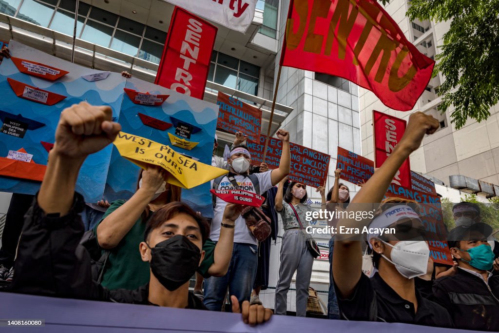 Filipinos Protest Chinese Maritime Activities In Disputed South China Sea