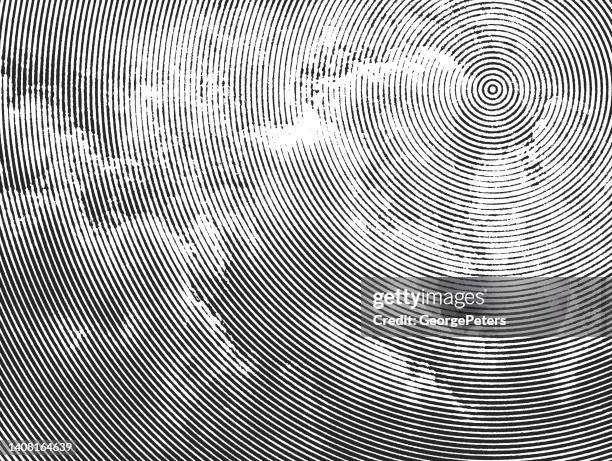 scratchboard illustration of storm clouds - ominous clouds stock illustrations