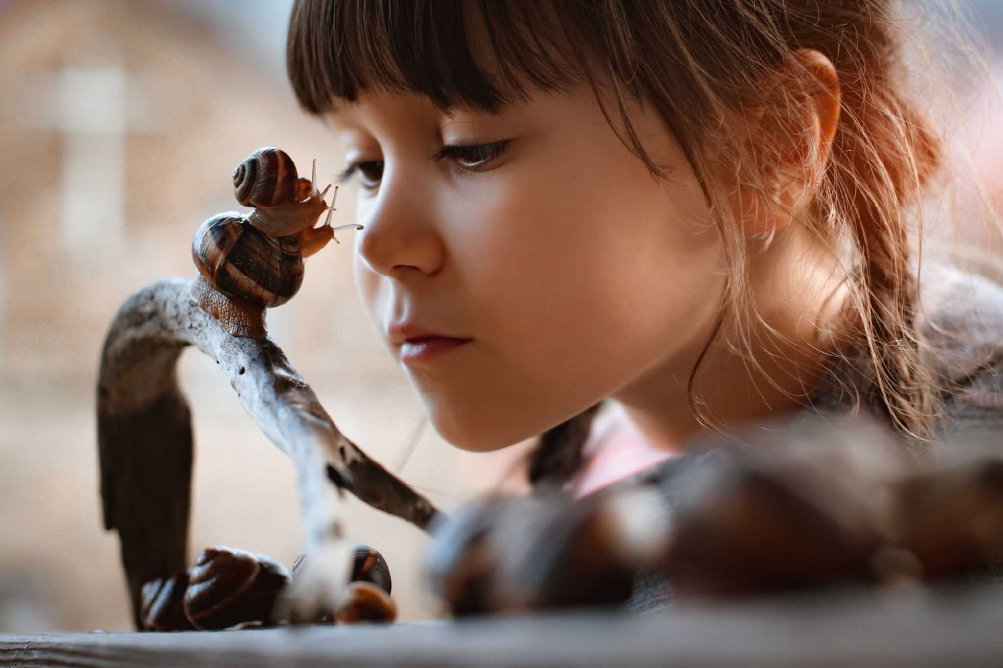 children nature exploration
