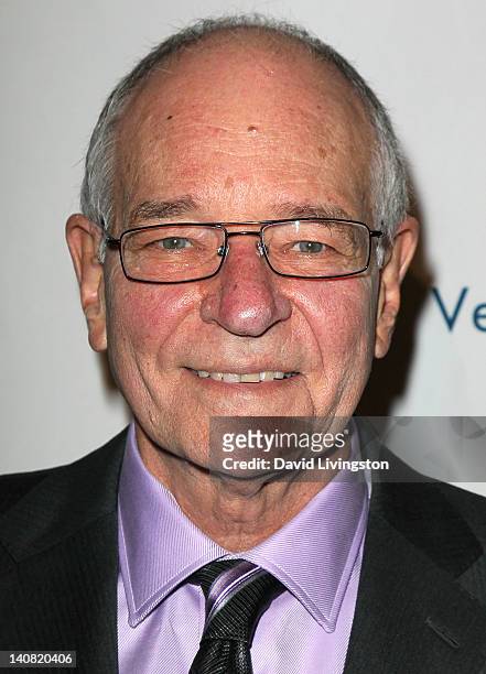 Broadcast journalist Warren Olney attends the annual Silver Circle Gala to benefit the Venice Family Clinic at the Beverly Hilton Hotel on March 6,...