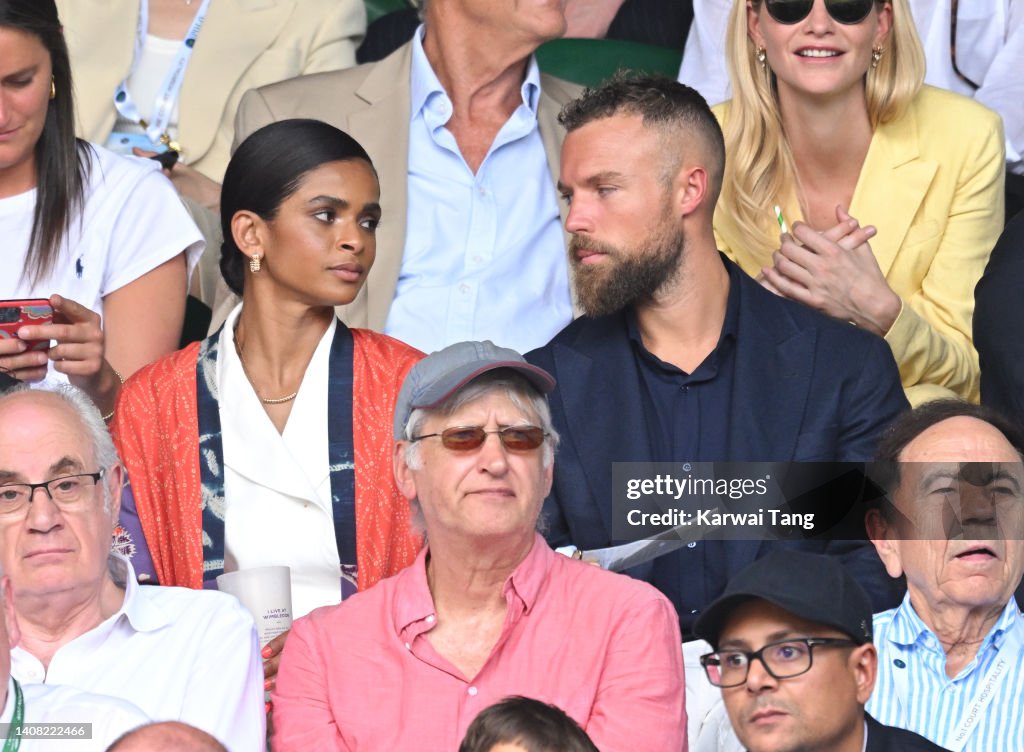 Celebrity Sightings At Wimbledon 2022 - Day 14