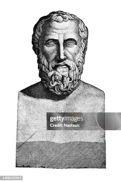 archilochus (c. 680 bc - 645 bc) - ancient greek writer. he counts as the earliest perfected greek lyric poet and was even equated with the epic homer in antiquity - homer greek epic poet stock illustrations