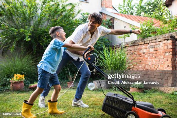 father's day in our backyard - fathers day tools stock pictures, royalty-free photos & images