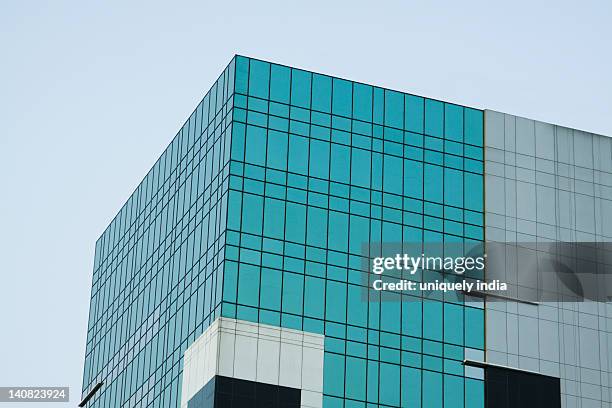 high section view of an office building, gurgaon, haryana, india - high section stock pictures, royalty-free photos & images