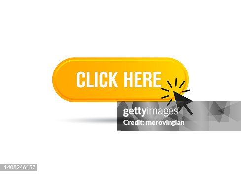 Click Web Button Template Yellow Push Button Computer Mouse Click Here ...