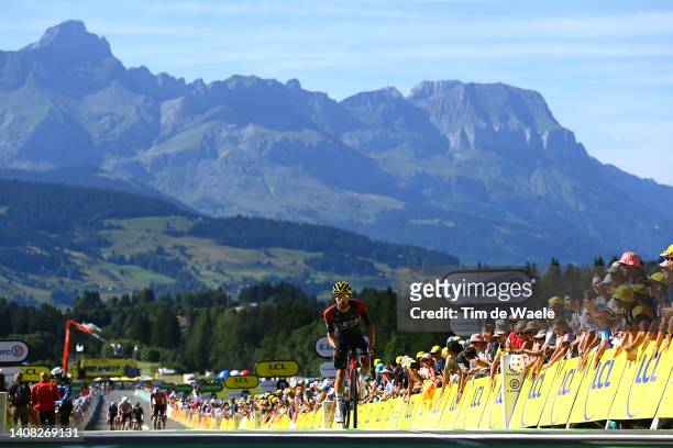 Jonathan Castroviejo Nicolas of Spain and Team INEOS Grenadiers crosses the finish line during the 109th Tour de France 2022, Stage 10 a 148,1km...