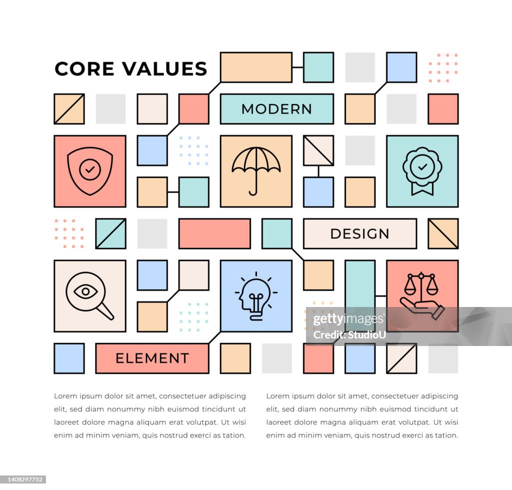 Core Values Web Pages Examples Core Values Web Banner Concept High-Res Vector Graphic - Getty Images
