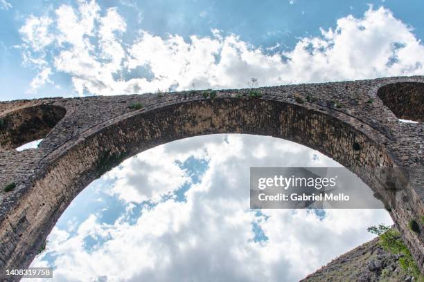 ali pasha's bridge - ali stone stock pictures, royalty-free photos & images