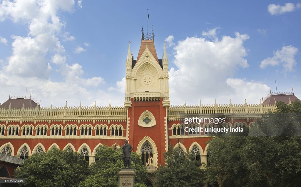 Facade of a high court building, Calcutta High Court, Kolkata, West Bengal, India