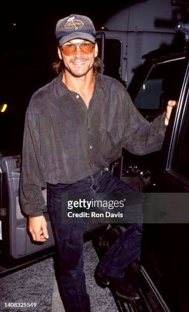 American actor and dancer Patrick Swayze , poses for a portrait circa 1993 in Los Angeles, California.