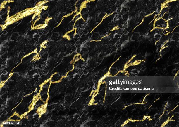 black and gold marble background texture - polished granite stock pictures, royalty-free photos & images