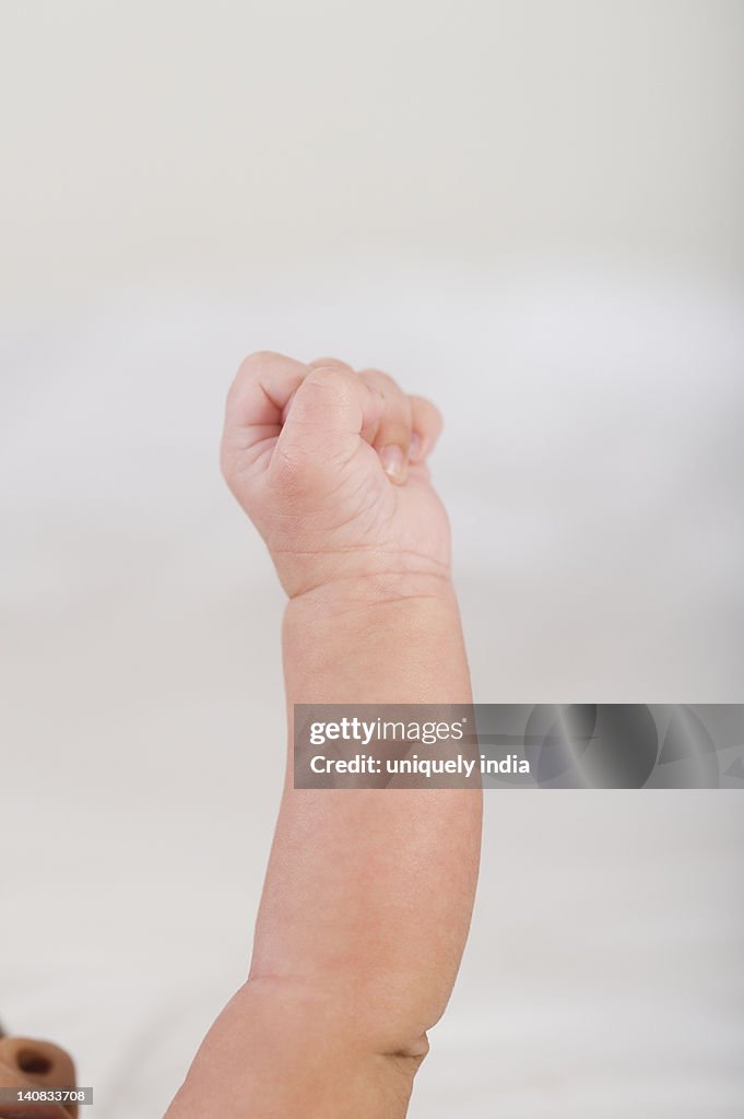 Close-up of a baby's hand