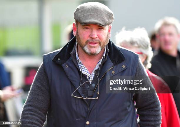 Trainer Peter Moody is seen after Boogie Dancer won Race 2, the Ladbrokes Mates Mode Handicap, during Melbourne Racing at Sandown Hillside on July...