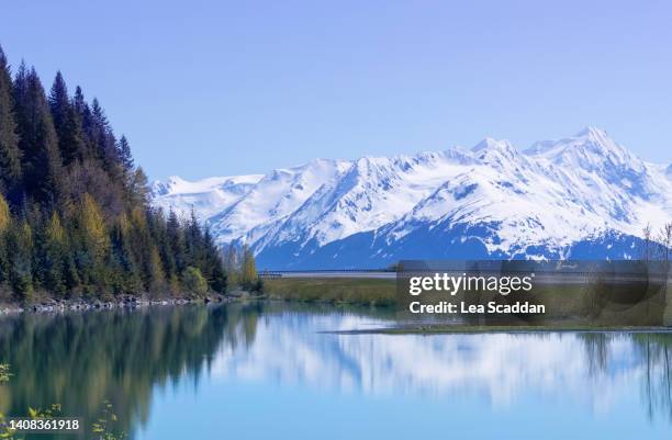 alaska scenery - anchorage foto e immagini stock