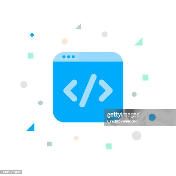 code-flat-symbol - java programmiersprache stock-grafiken, -clipart, -cartoons und -symbole