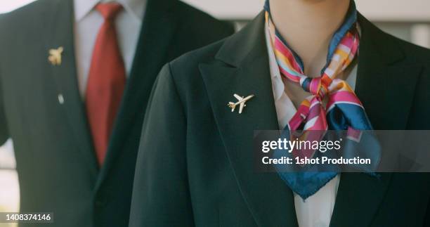 tripulación de cabina caminando juntas al trabajo. - tripulación oficio de transporte fotografías e imágenes de stock