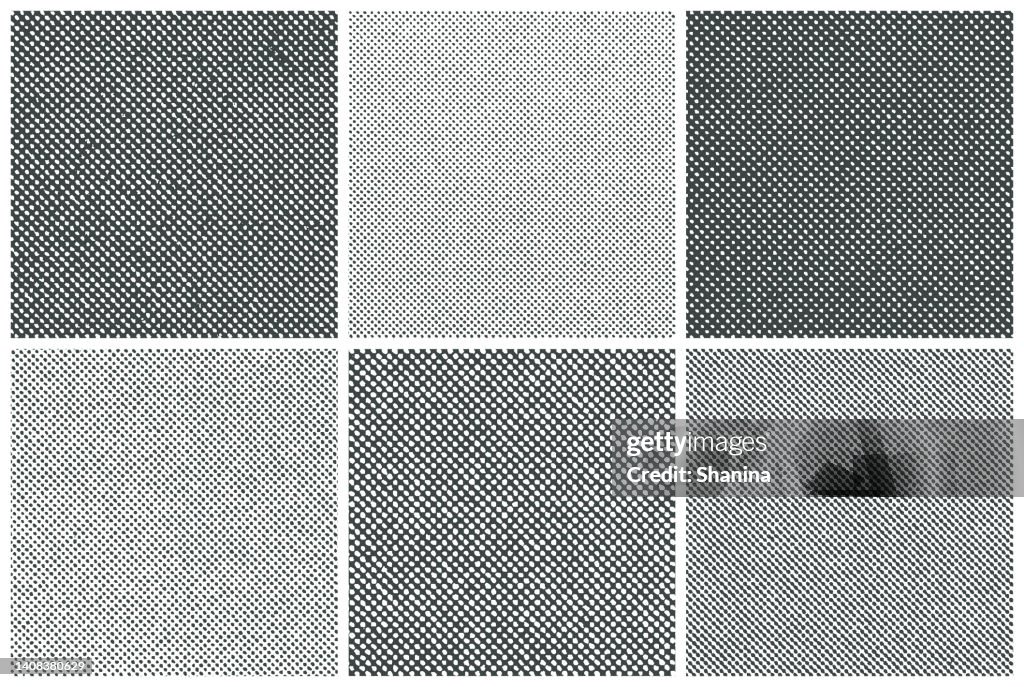 Satz von Halbtontexturhintergründen