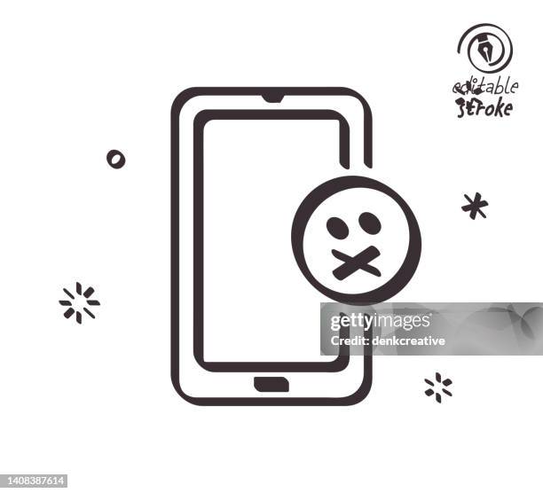 line illustration for negative feedback - frustrated customer stock illustrations