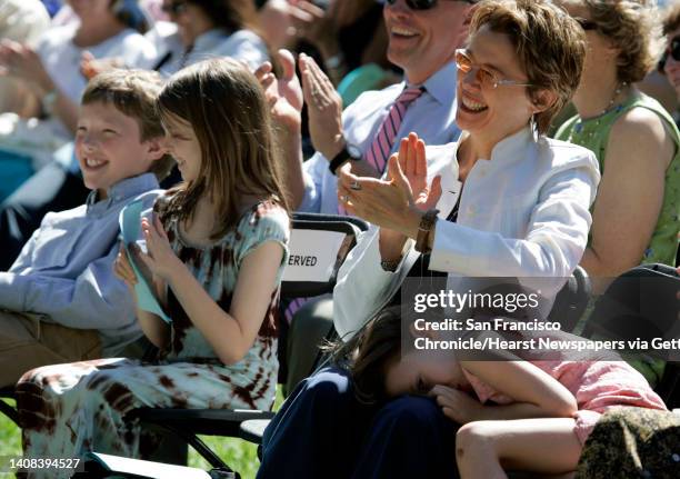 Beatty22_019_pc.jpg Annette Bening, with her kids Ben, Isabel, and Ella listened to husband Warren Beatty's keynote. . Actor Warren Beatty delivered...