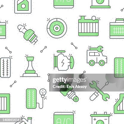 Car service seamless pattern Car service seamless pattern