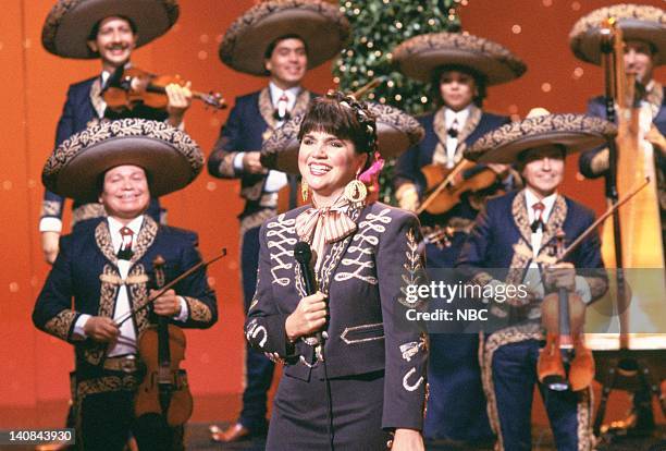 Air Date -- Pictured: Musical guest Linda Ronstadt performs -- Photo by: Steffin Butler/NBCU Photo Bank