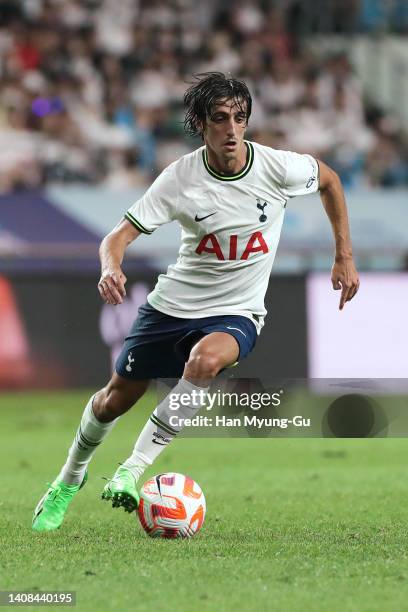 Bryan Gil of Tottenham Hotspur in action during the preseason friendly match between Tottenham Hotspur and Team K League at Seoul World Cup Stadium...