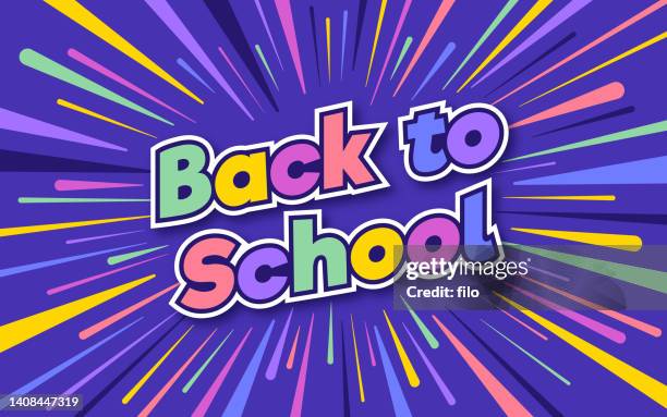 ilustraciones, imágenes clip art, dibujos animados e iconos de stock de vuelta al cole - back to school