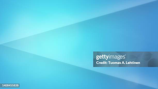 abstract and modern turquoise and light blue background with lines and triangles. - business card design stock pictures, royalty-free photos & images