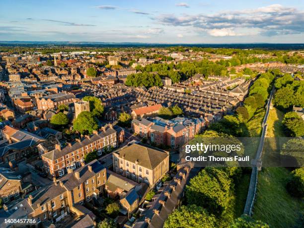 residential area of york city - york stock pictures, royalty-free photos & images