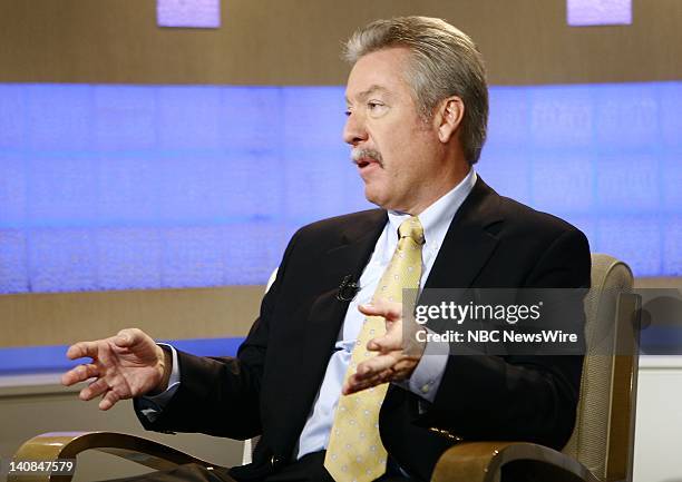 Drew Peterson in an exclusive interview about his missing fourth wife and the investigation into her disappearance on NBC News' "Today" on November...