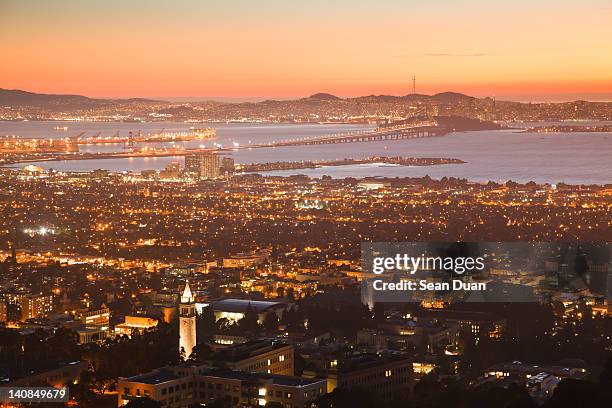 from berkeley to san francisco - university of california san francisco stock pictures, royalty-free photos & images