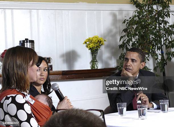 Barack Obama Campaign -- Pictured: Senator Barack Obama campaigns for the Democratic nomination in San Francisco, California on January 17, 2008 --...