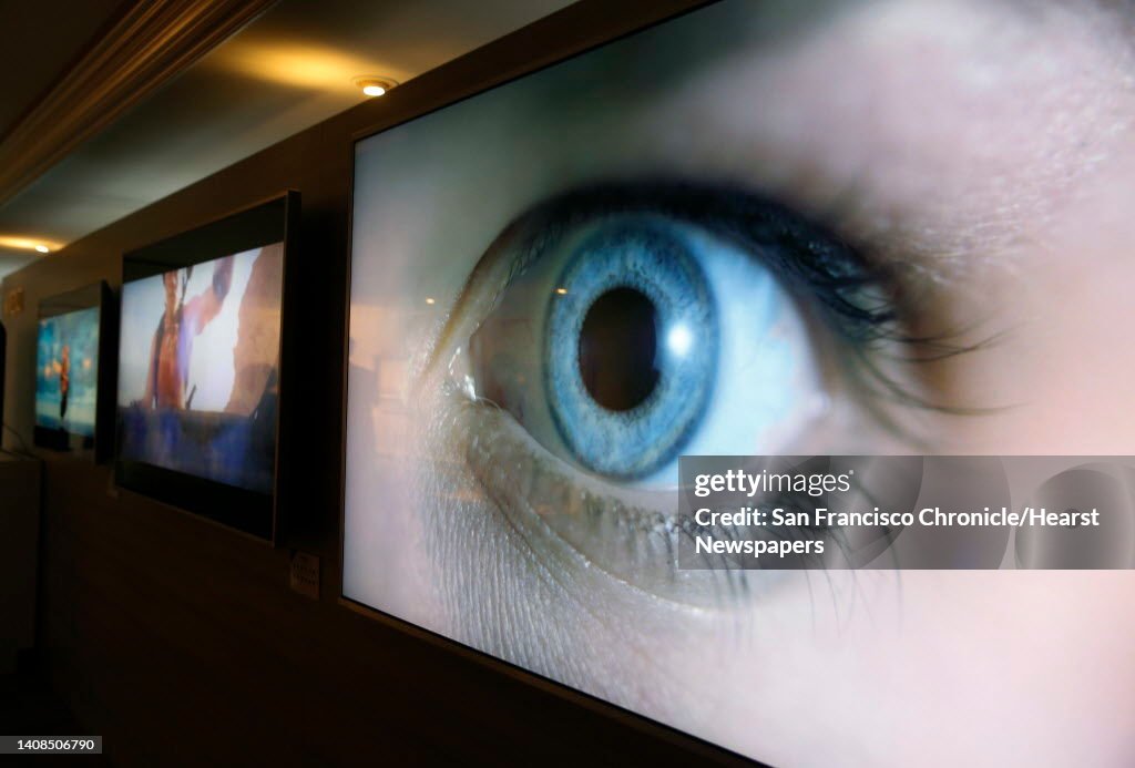 Vizio demonstrates its new P-Series line of SmartCast 4K ultra high-definition television monitors and audio equipment in San Francisco, Calif. on Friday, March 11, 2016