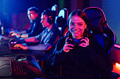 Girl in Video Game Club