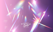 Ethereal Overlay crystal light refraction Flare Effect