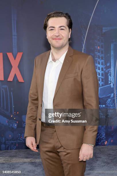 Michael Gandolfini attends the World Premiere of Netflix's "The Gray Man" at TCL Chinese Theatre on July 13, 2022 in Hollywood, California.