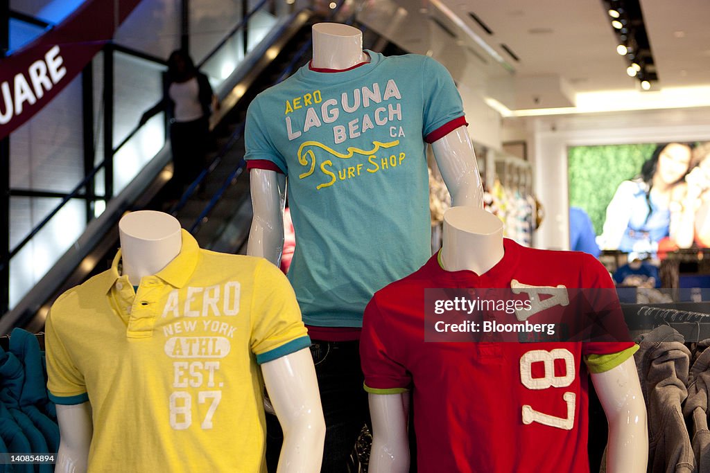 Inside An Aeropostale Store Ahead Of Earnings