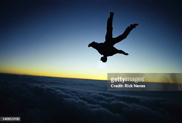 Skydive at sunset