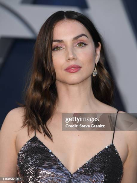 Ana de Armasarrives at the World Premiere Of Netflix's "The Gray Man" at TCL Chinese Theatre on July 13, 2022 in Hollywood, California.