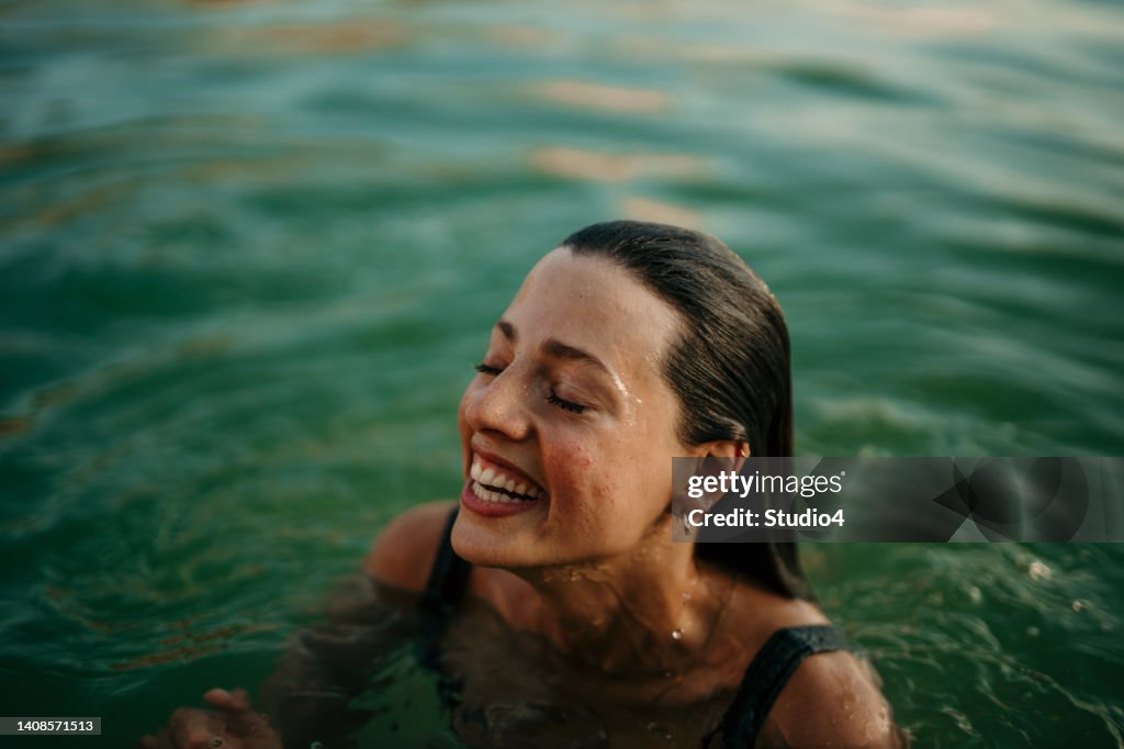 Loving water, swimming and diving