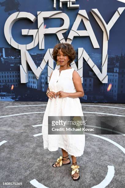 Alfre Woodard attends Netflix's "The Gray Man" Los Angeles Premiere at TCL Chinese Theatre on July 13, 2022 in Hollywood, California.