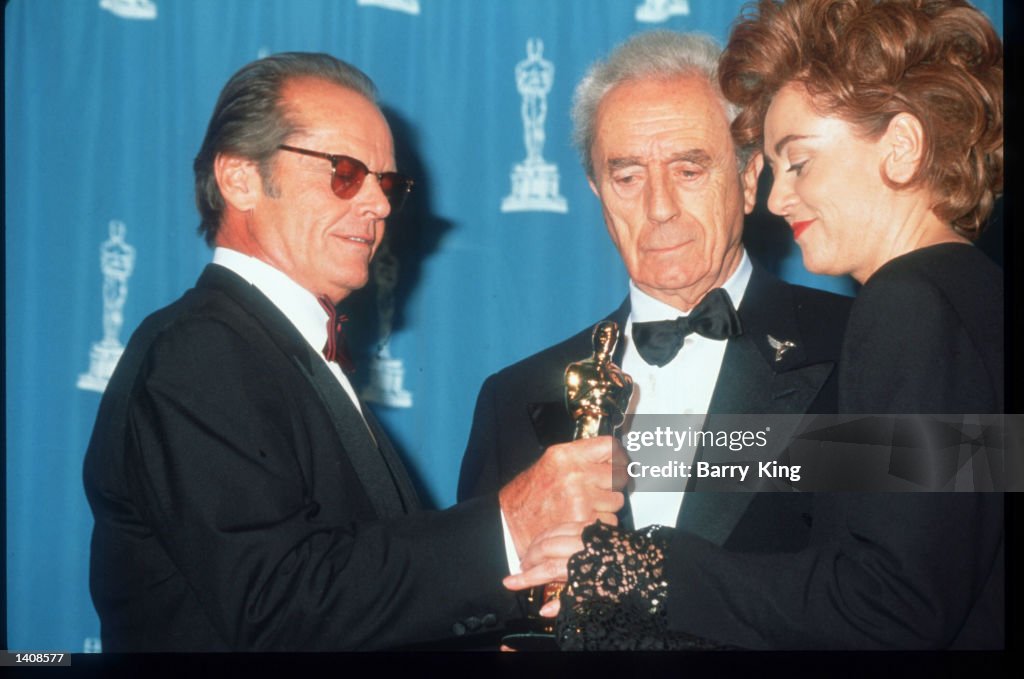 Jack Nicholson And Michelangelo Antonioni And His Wife Attend The jack-nicholson-and-michelangelo-antonioni-and-his-wife-attend-the