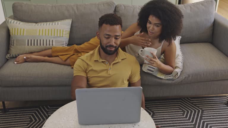 Couple Using One Computer 5,751 Young Couple At Home On Computer Stock Videos, Footage, & 4K ...