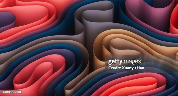 abstract digital graphic background - geometric maze stock-fotos und bilder