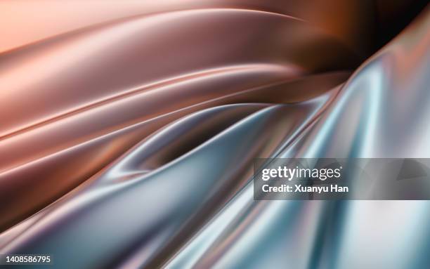 three-dimensional abstract design background - silk foto e immagini stock