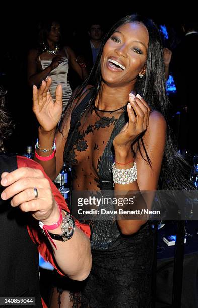 Naomi Campbell attends the NEON Charity Gala in aid of the IRIS Foundation at the Capital City on May 24, 2010 in Moscow, Russia.