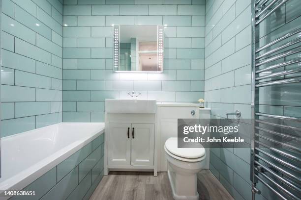 bathroom interiors - bathroom foto e immagini stock