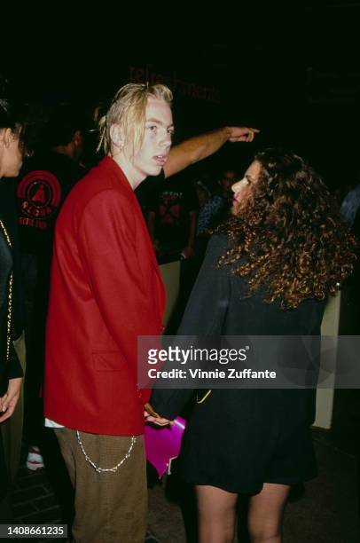 Elijah Blue Allman with an unidentified woman, circa mid 1990s.