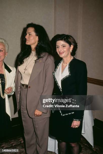 Denise Brown and Gloria Allred at the Haven House Benefit for the Battered Women's 'Hands Are Not for Hitting' Conference in Los Angeles, California,...