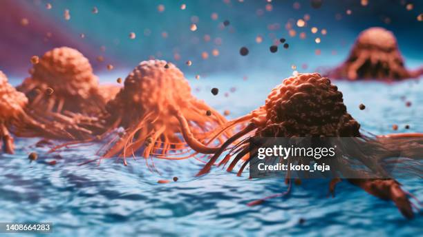 cancer malignant cells - t-cell receptor stock pictures, royalty-free photos & images